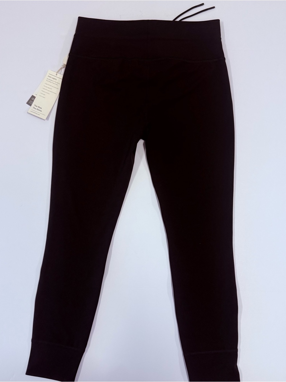 NWT Vuori Daily Legging High-Rise Drawstring Performance in Black Size XL - Picture 13 of 15